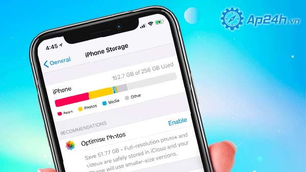 Storage is one of the criteria when you choose iPhone